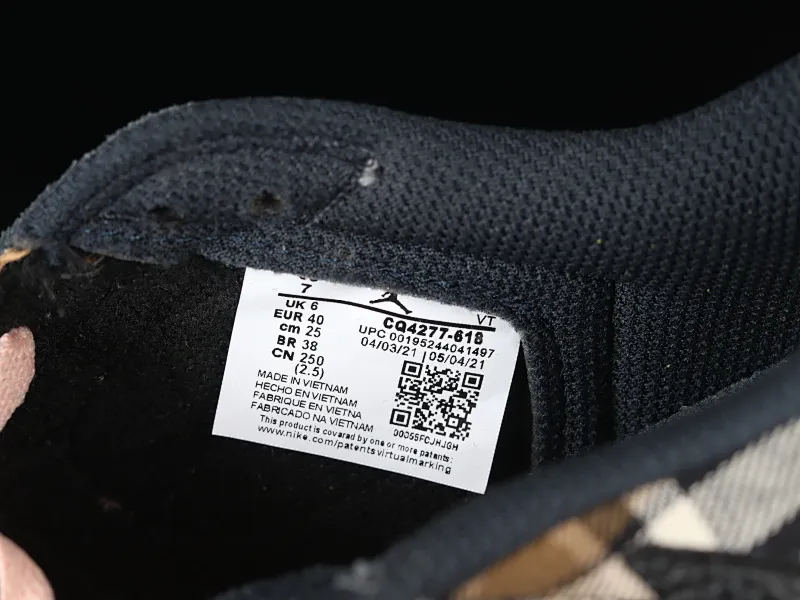 All categories Air Jordan Jordan series basketball shoes Air Jordan 1 Low Travis Scott x Jordan 1 Low AJ 1 OG Barb Anti-Hook Ghostface Low CQ4277-618